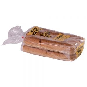 12" Wheat Submarine Rolls | Packaged