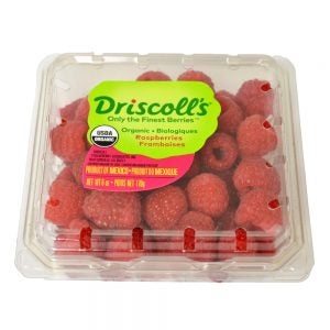 Organic Red Raspberries | Packaged