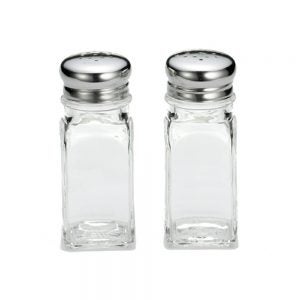 Glass Salt & Pepper Shakers | Raw Item