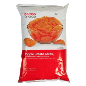 Sweet Barbecue Ripple Potato Chips | Packaged