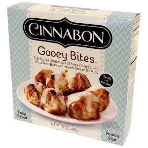 Cinnabon Gooey Bites | Packaged