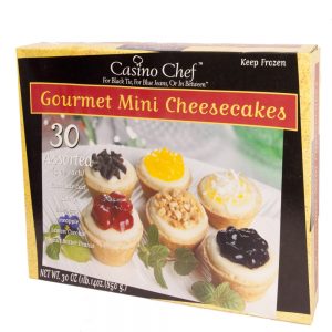 Casino Chef Gourmet Mini Cheesecakes | Packaged