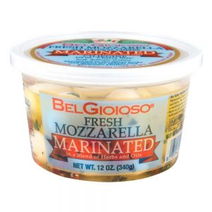 Mozzarella Fresh Marinated Cup 12oz | Packaged