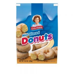 Little Debbie Mini Glazed Donuts | Packaged