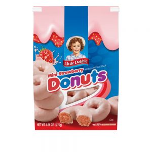 LD Mini Strawberry Donuts 9.68oz | Packaged