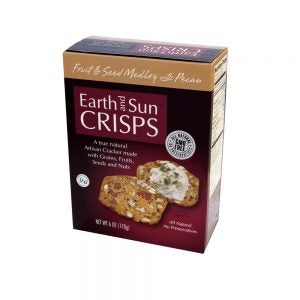 Earth & Sun Crackers Fruit & Seed Medley | Packaged