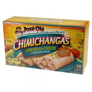Chicken and Cheese Chimichanga | Packaged