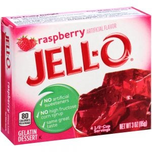 Raspberry Gelatin Mix | Packaged