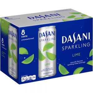Dasani Lime Sparkling Water | Packaged