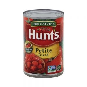Hunt's Petite Diced Tomatoes | Packaged