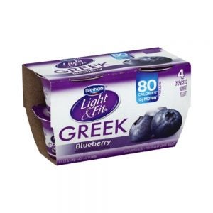 Dannon Light & Fit Greek Blueberry Yogurt | Packaged