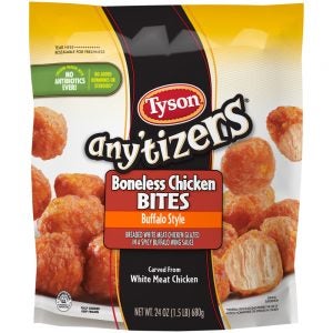 Tyson Any'tizers Boneless Chicken Bites (Buffalo Style) | Packaged