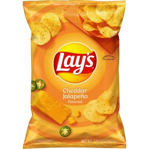 XL Lays Cheddar Jalapeno | Packaged