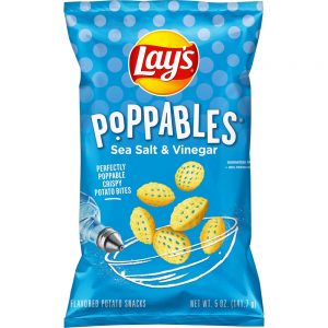 Lays Poppables Salt and Vinegar 12-5z | Packaged