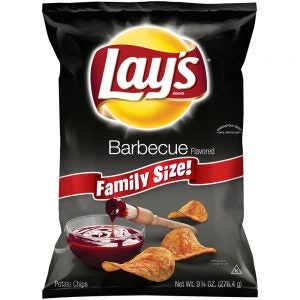 Barbecue Flavored Potato Chips | Packaged