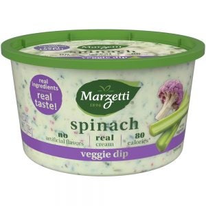 Spinach Vegetable Dip | Packaged