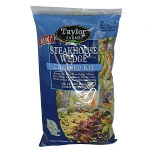 Taylor Farms Steakhouse Wedge Chopped Salad Kit | Packaged