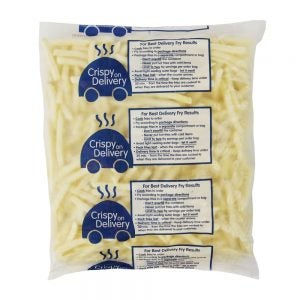 3/8" Extra Long Regular Cut French Fries | Packaged