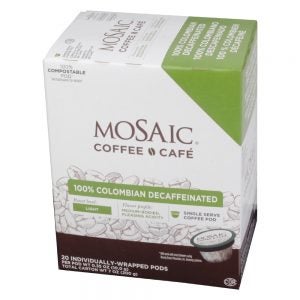100% Colombian Single Serve Decaf Coffee | Packaged