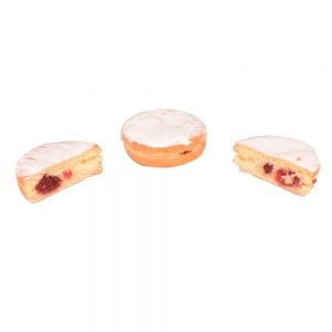 DONUT BISMARK WHT ICING 8-6CT | Raw Item