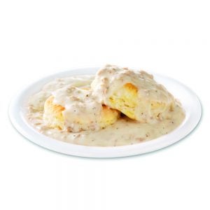 White Sausage Gravy with Biscuits | Styled