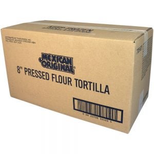 20-12 PRESSED FLOUR TORTILLA 8" | Corrugated Box