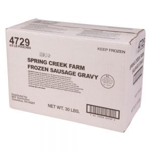 White Gravy Sausage | Corrugated Box