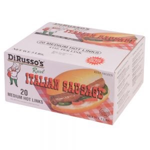 Italian Sausage Medium Hot Links | Corrugated Box