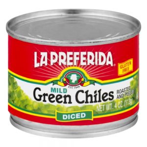 Mild Diced Green Chilies | Packaged