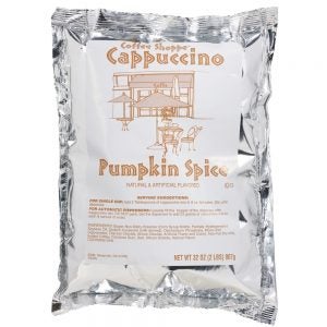 Powdered Cappuccino Mix | Packaged