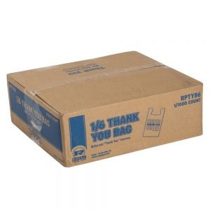 Plastic Thank You T-shirt Bags | Corrugated Box