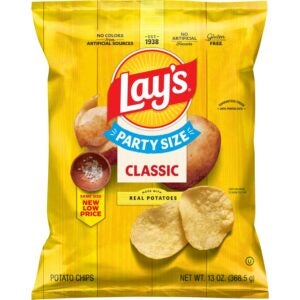 Party Size Classic Potato Chips | Packaged