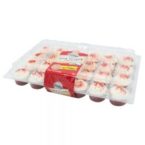 Mini Red Velvet Cupcakes | Packaged