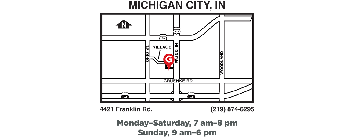 Michigan City, IN Store Location