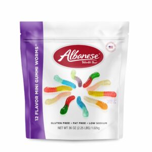 Mini Gummi Worms | Packaged