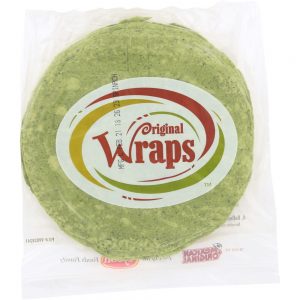 Spinach Flour Tortilla Wraps | Packaged