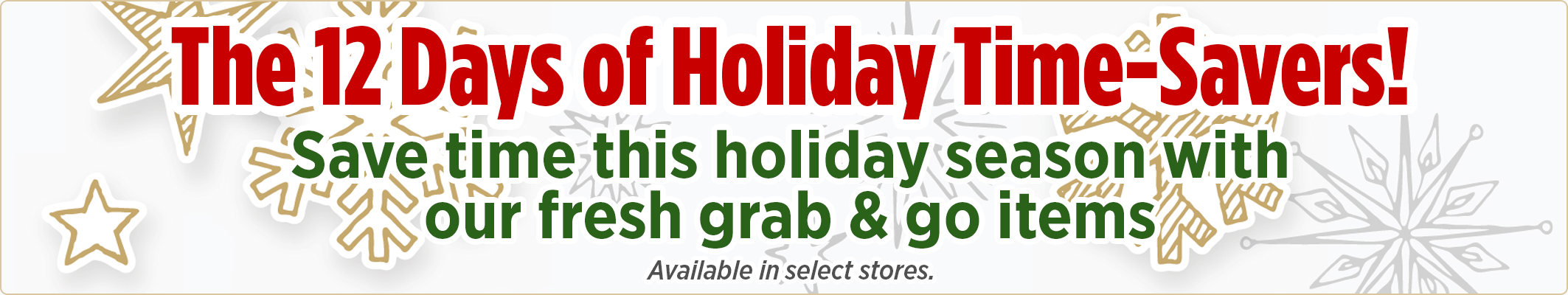 The 12 Days Of Holiday Time Savers Gordon Restaurant Market