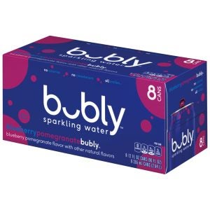 Blueberry Pomegranate Sparkling Water | Packaged