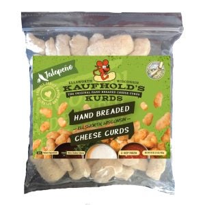 White Cheddar Jalapeno Cheese Curd Appetizer | Packaged