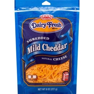 Shredded Mild Cheddar Cheese | Packaged