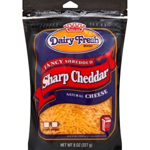 Fancy Shredded Sharp Cheddar Cheese | Packaged