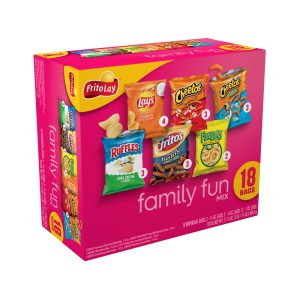 Family Fun Mix Potato Chips | Corrugated Box