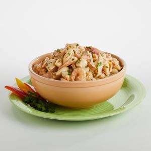 Bang Bang Pasta Salad, With Shrimp | Styled