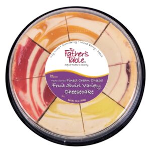 Fruit Swirl Cheesecake | Packaged