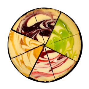 Fruit Swirl Cheesecake | Raw Item
