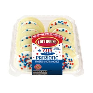 Lofthouse Patriotic Frosted Sugar Cookie | Packaged