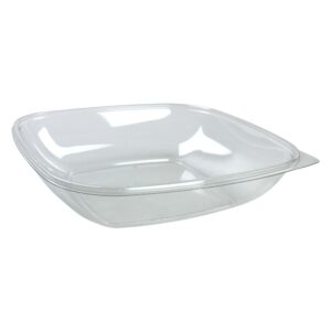 Clear 80oz Large Square Bowl | Raw Item