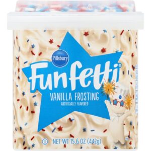 Seasonal Funfetti Frosting | Packaged