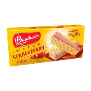 Bauducco Strawberry Wafers | Packaged