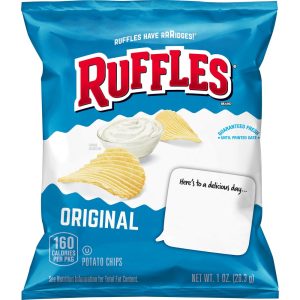 Ruffles Ridged Potato Chips | Packaged